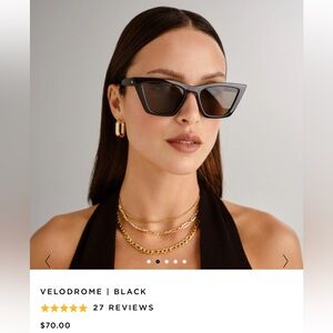 Le Specs Velodrome Black Sunglasses